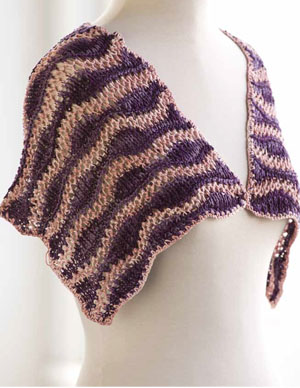 Waves Stole Knitting Pattern 