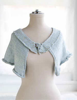 Ruffle Collar Capelet Knitting Pattern 