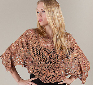 mayday Poncho from Artyarns