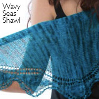 Wavy Seas shawl