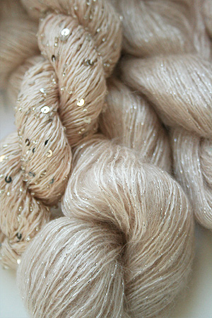 Beautiful Silk Mohair Glitter Yarn