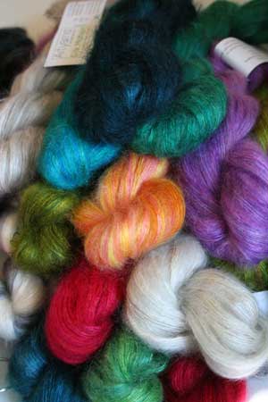 Silk Knitting Yarns from lace to bulky at Fabulous Yarn