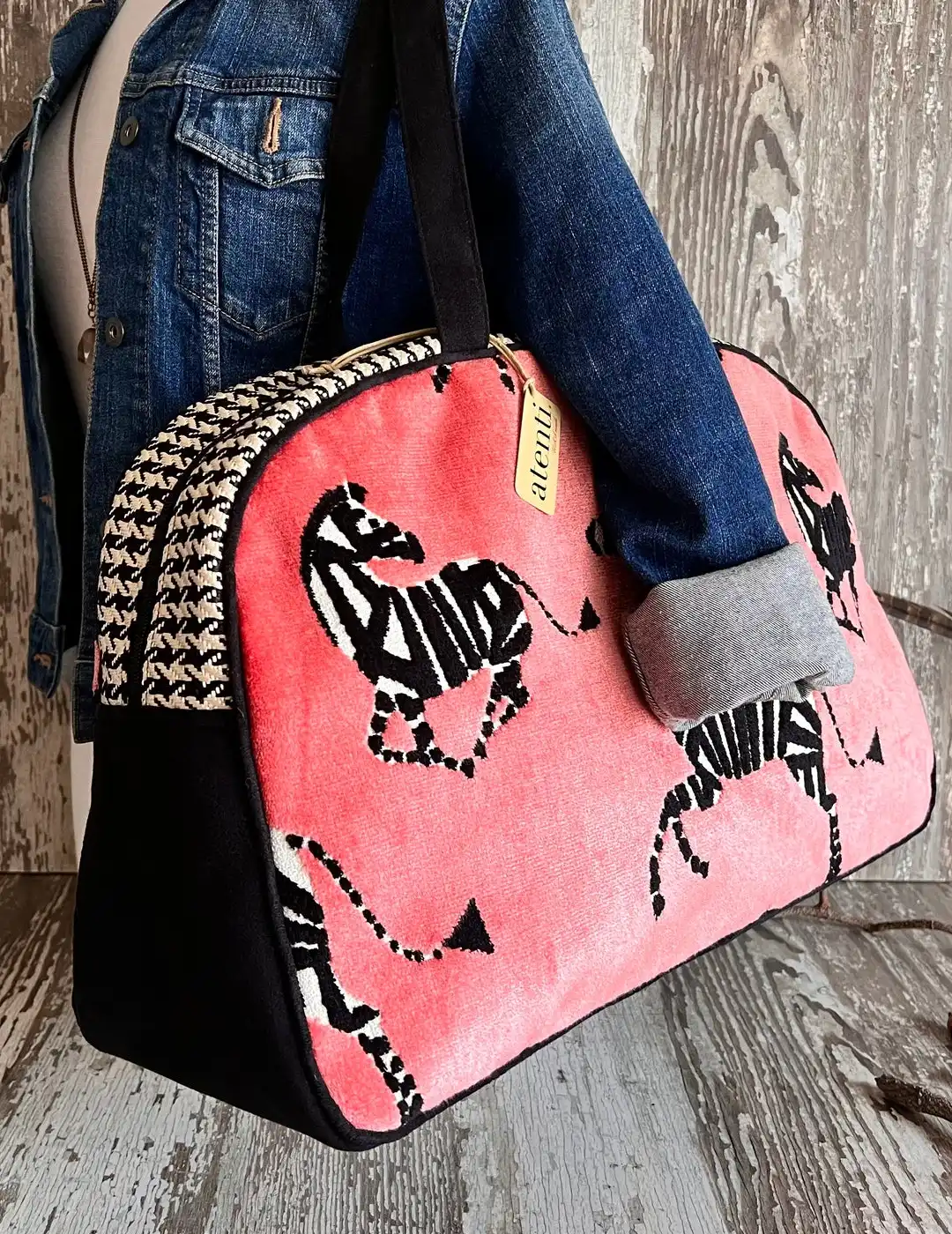 Cow Print Tote - Noah