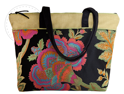 Atenti Satchel Large Knitting Tote at Fabulous Yarn