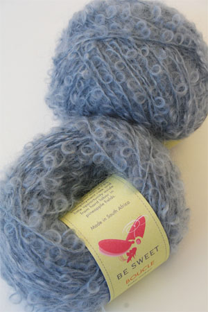 Mohair Boucle from Be Sweet in Light Denim