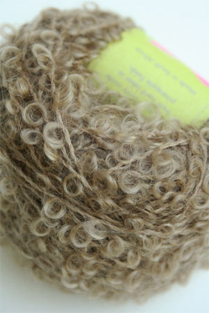 Mohair Boucle in Dark Camel