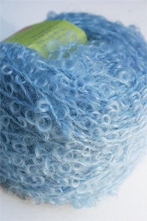 Mohair Boucle in Baby Blue