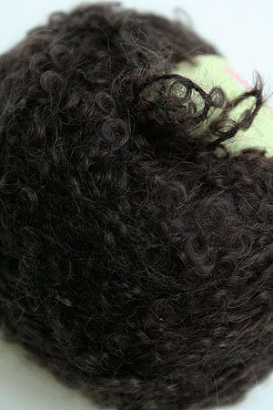 Mohair Boucle in Charcoal Brown