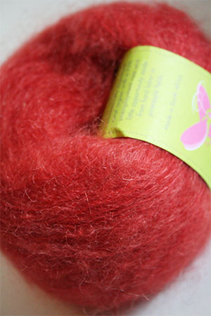 Be Sweet Brushed Mohair in Burnt Orange