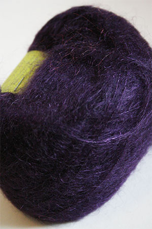 Be Sweet Brushed Mohair Dark Blue Plum