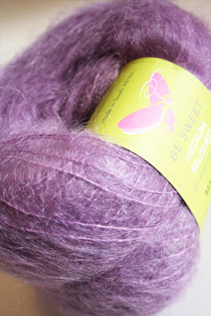 Be Sweet Brushed Mohair Mauve