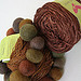 Be Sweet Bubble Yarn Knitting Kit in Autumn Forest/Chocolate