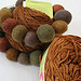 Be Sweet Bubble Yarn Knitting Kit in Autumn Forest/Chocolate