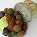 Be Sweet Bubble Yarn Knitting Kit in Autumn Forest/Chocolate