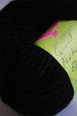 Be Sweet Good Fortune Yarn in Black