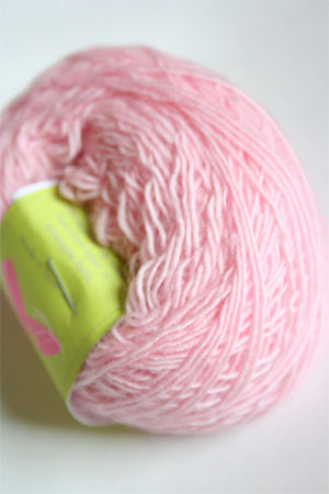 Be Sweet Skinny Yarn from Be Sweet Products 100% Skinny Knitting Yarn in Baby Pink
