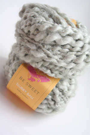 Be Sweet Slubby Mohair Yarn in Eau De Nil 