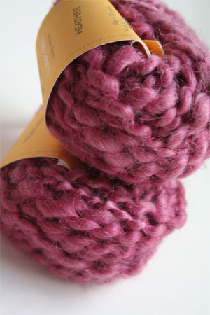 Be Sweet Slubby Mohair Yarn in Heather