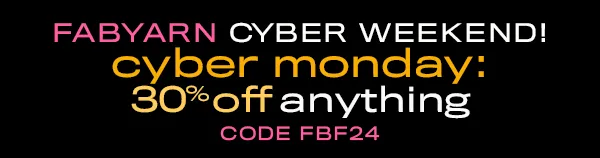 CYBERFIBER MONDAY SALE AT FABULOUS YARN