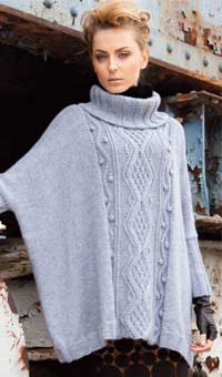 Vogue Early Fall Poncho Jacket by Daniela Nii