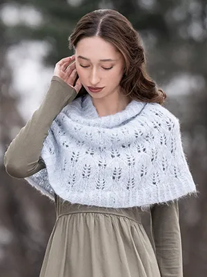 Blue Sky Knitkit Rime Frost Snood