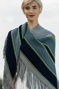 Blue Sky Knitkit Morgan Hill Shawl