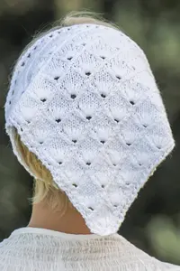 Blue Sky Knitkit - Petaluma Kerchief Detail