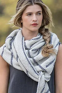 Blue Sky Knitkit Vineyard Haven Shawl