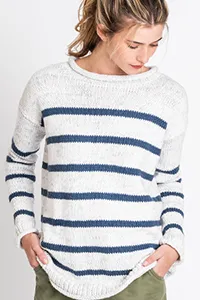 Blue Sky Knitkit Painted Sailor Pullover