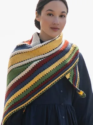 Blue Sky Kits - Organic Cotton Sport - Camp Ivanhoe Shawl