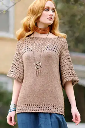 Blue Sky Knitkit - Smock Top
