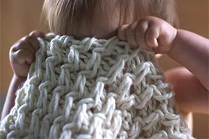 Knit kit - Mac & Me Phoebes Crib Blanket (116)