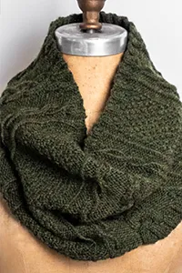 Blue Sky Fibers Knitkit Royal Oak Cowl