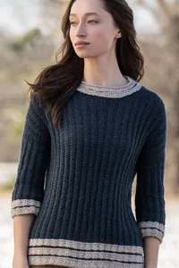 Blue Sky Knitkit Scenic Sweater