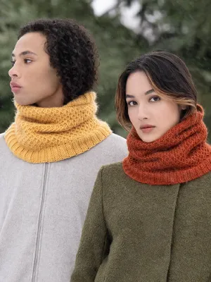 Blue Sky Knitkit - Serene Sunset Cowl