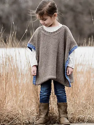 Blue Sky Knitkit - Puddle Jumper Poncho