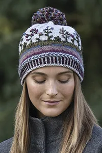 Blue Sky Fibers Knitkit Flora Adora Hat