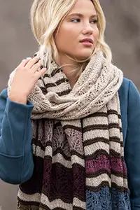 Blue Sky Fibers Knitkit Monticello Wrap