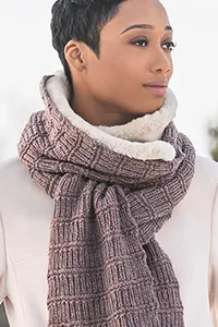 Blue Sky Fibers Ramsey Ribbed Scarf