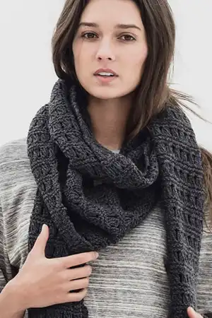 Blue Sky Knitkit - Silver Bay Scarf