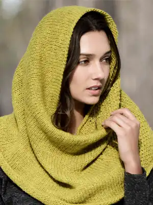 Manitoba Snood : learn to knit kit with video course for absolute