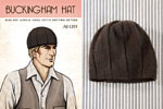 mini pattern buckingham hat