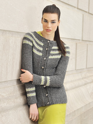 Metro Jacket in Techno by Blue Sky Alpacas