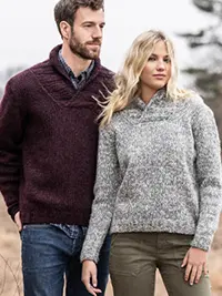 Blue Sky elgin pullover Knitkit