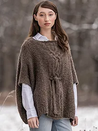 Blue Sky Fibers Knitkit Grandview Heights Poncho