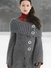 Blue Sky Fibers Knitkit moscow coat