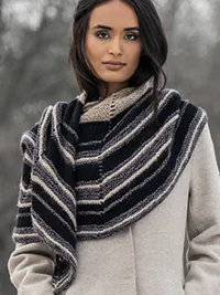 Blue Sky Fibers Knitkit Rings of Saturn Wrap