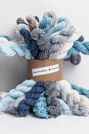 Blue Sky Fibers | Woolstok 21 Skein Bundle Kit  | Holiday Frost