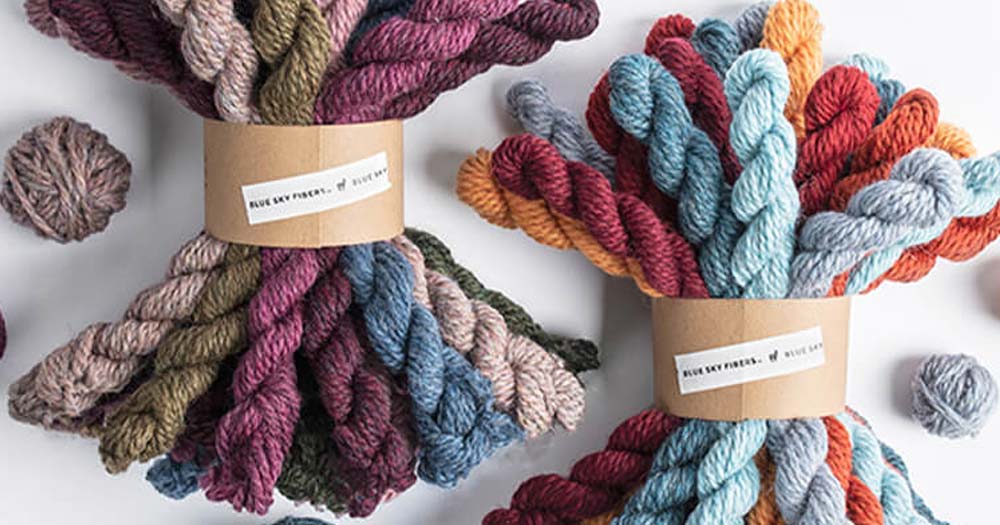 12 Yarn Bundles - Organic Cotton Yarn (choose colors)