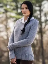 Blue Sky Fibers Knitkit Fleming Hoodie